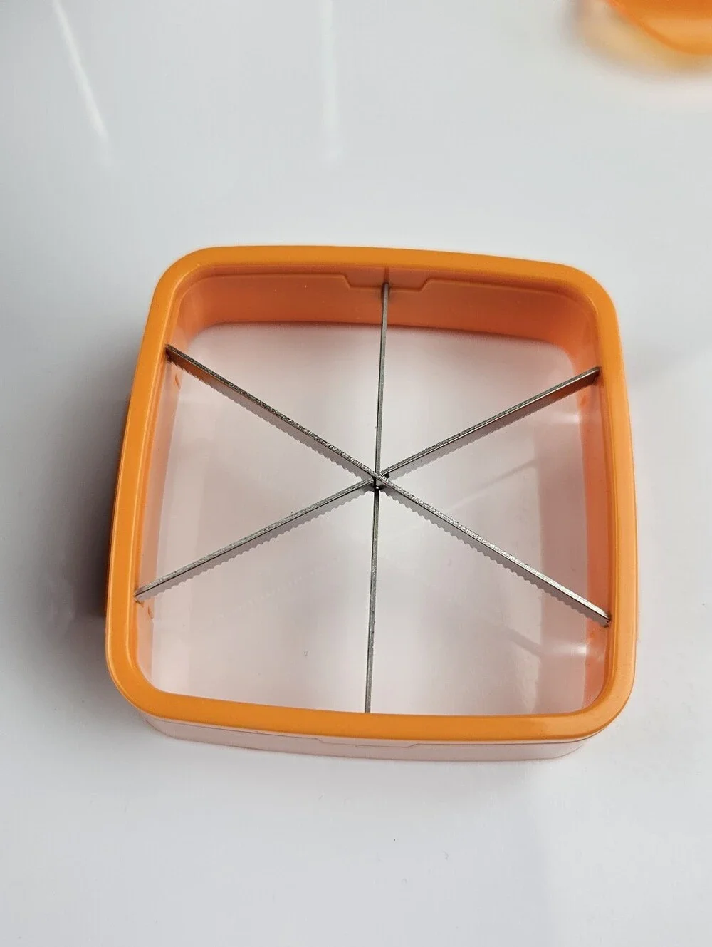 Nutri Chopper Handheld Food Chopper - Orange & Clear- NWOT